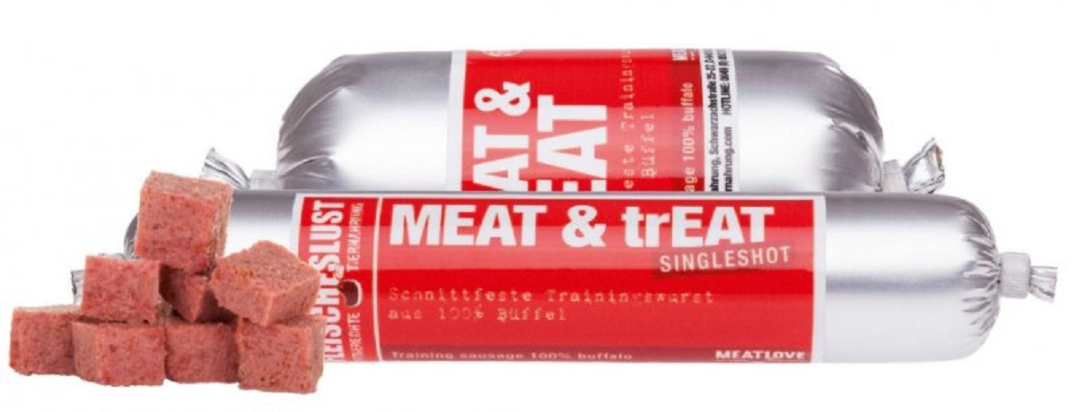 MEATLOVE Snack Meat & Treat mit Büffel für Hunde