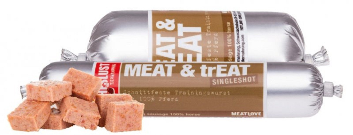 MEATLOVE Meat & Treat Salchicha de Caballo para perros