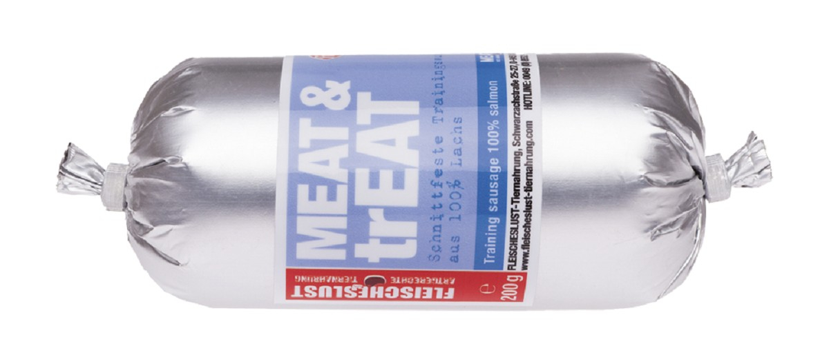 MEATLOVE Friandise Meat&Treat mit Lachs fuer Hunde
