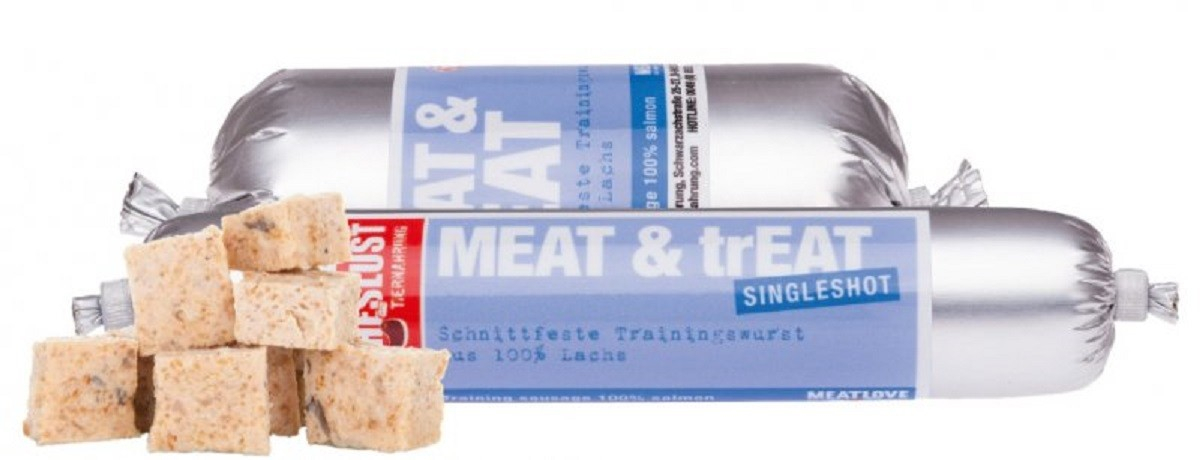 Meatlove Snack Meat & Treat met zalm voor honden