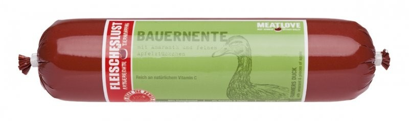 MEATLOVE Single Care - Pâtée Saucisse Monoprotéique 400g pour Chien
