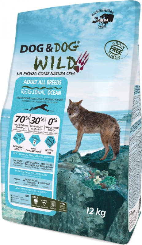 GHEDA Dog&Dog Wild Regional Ocean Getreidefrei für erwachsene Hunde