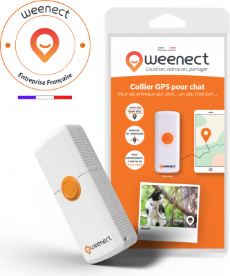 Traceur GPS pour chat Weenect Cats²