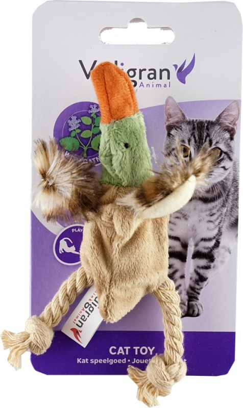 Vadigran Brinquedo gato peluche pato 16cm