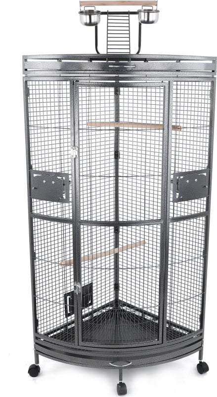 Cage d'angle pour perroquets Zolia Evoli - H 150 cm