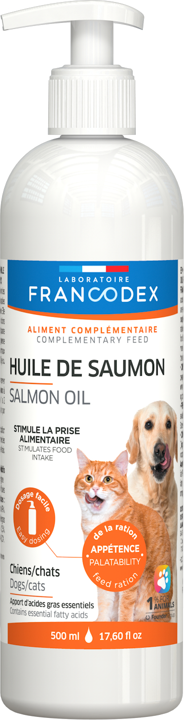 Francodex Aceite de salmón para perros y gatos - 200ml