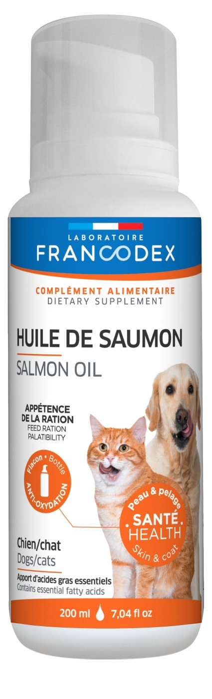 Francodex Spray Huile de saumon pour chiens et chats