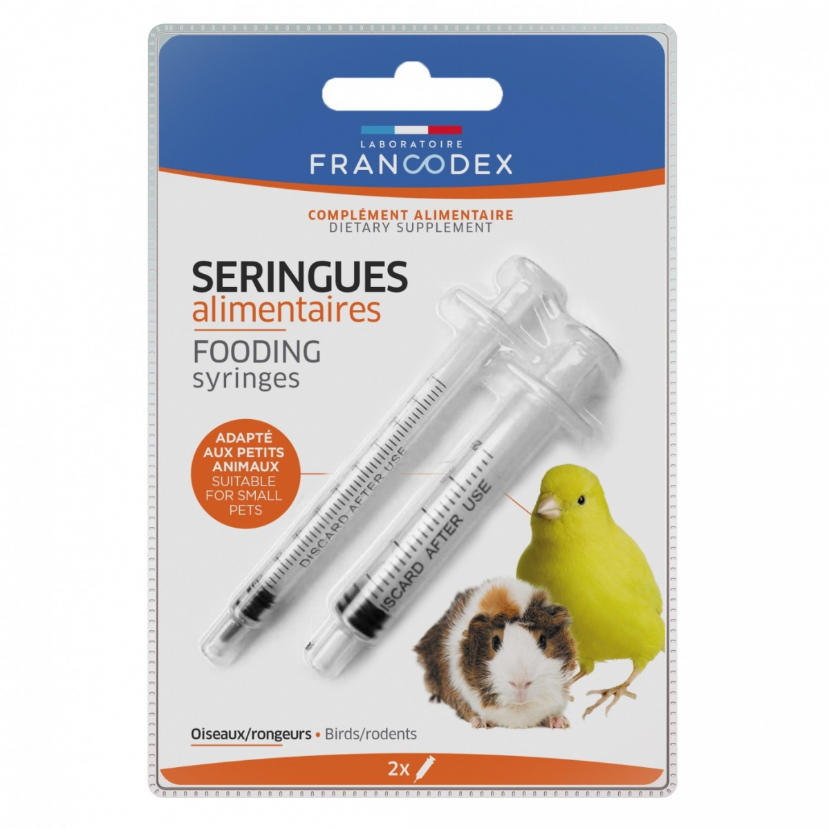 Francodex Seringues alimentaires oiseaux/rongeurs