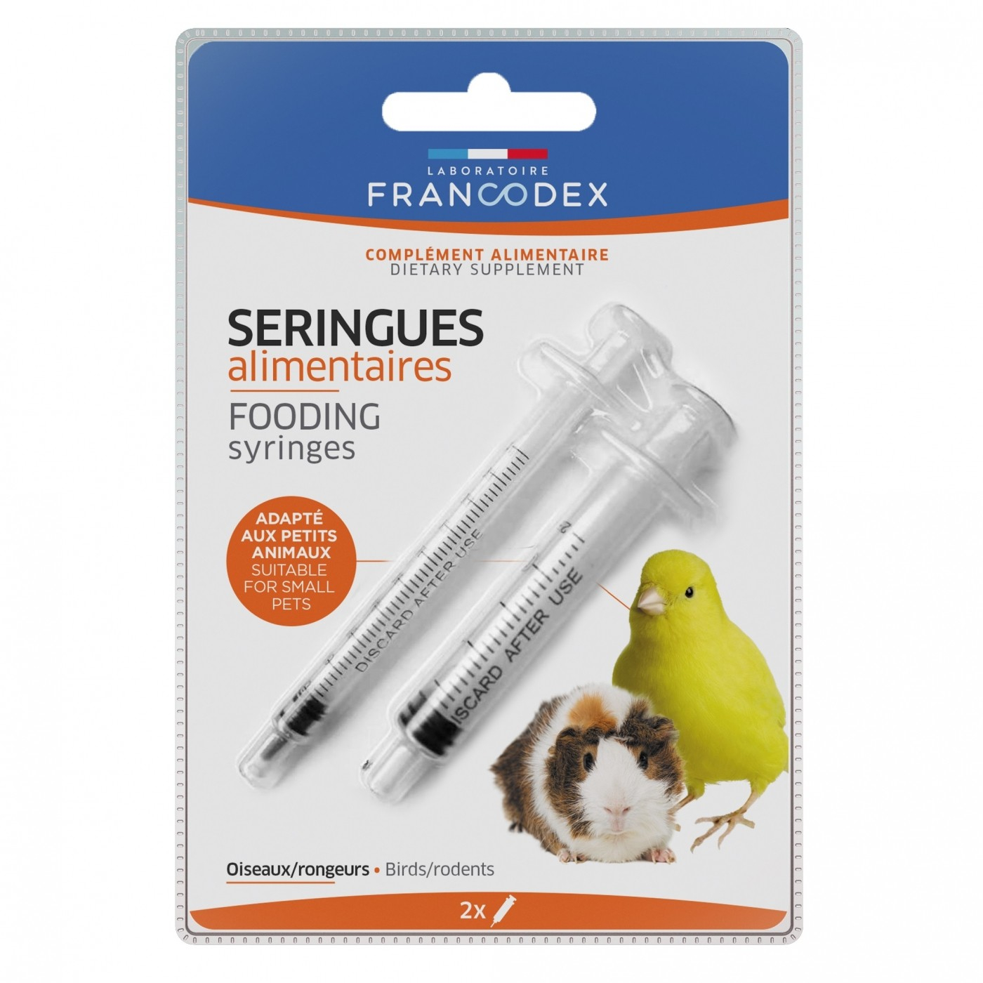 Francodex Spuiten voor voeding, vogels/knaagdieren