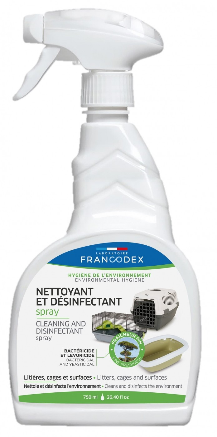 Francodex Reinigungs- und Desinfektionsspray - 750 ml  