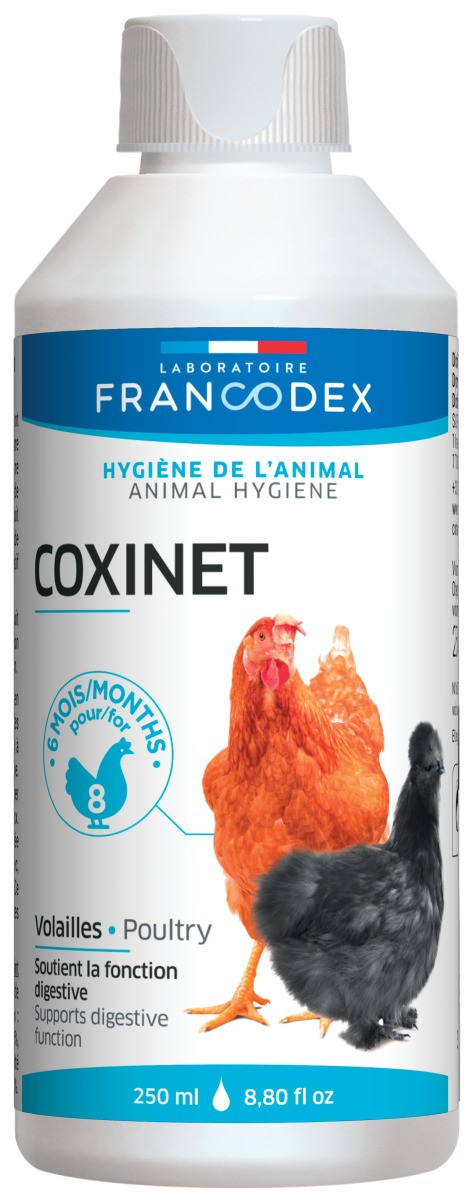 Francodex Coxinet Suplemento alimenticio para gallinas y aves de corral - 250ml
