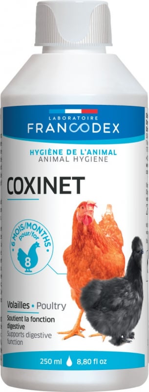Francodex Coxinet Suplemento alimenticio para gallinas y aves de corral - 250ml
