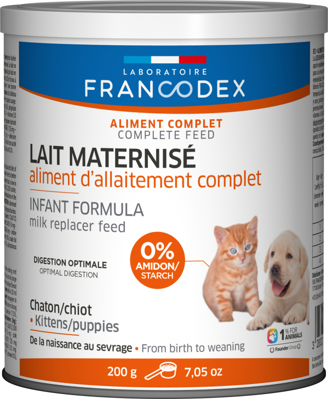 Francodex Lait Maternisé pour chaton, chiot et lapereau