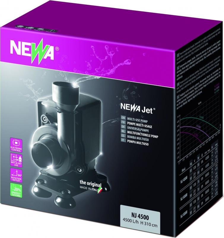 NEWA Pompe NewJet NJ4500 débit de 4600 l/h