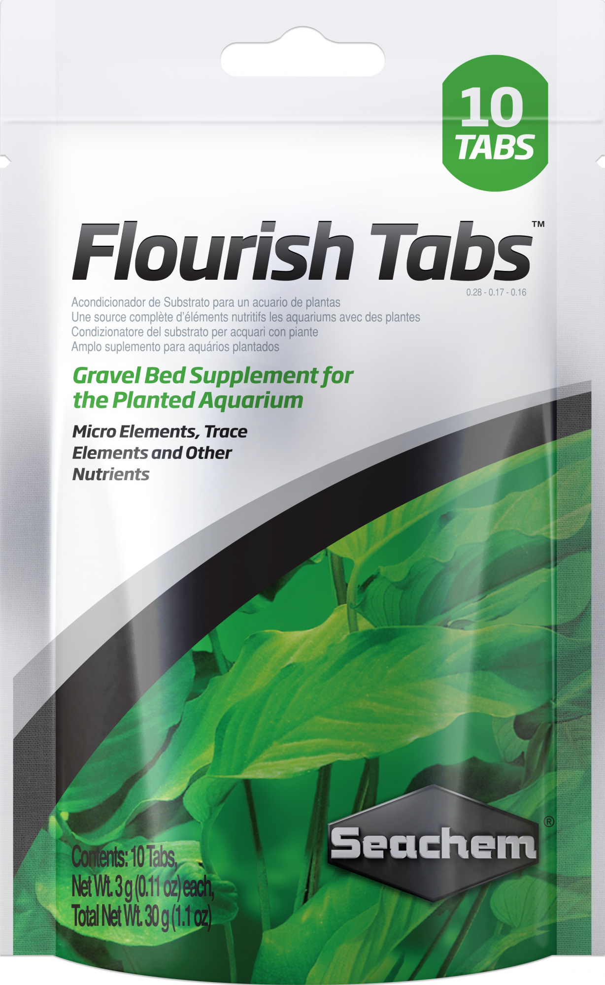FlourishTabs estimulador de crescimento de plantas de aquário