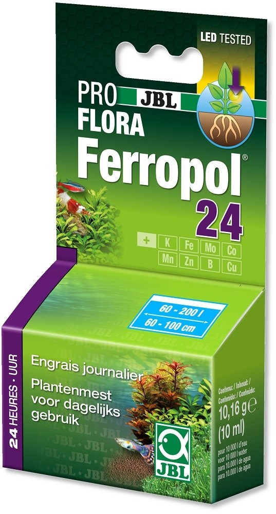JBL Ferropol 24 Fertilizante diário para plantas de aquário