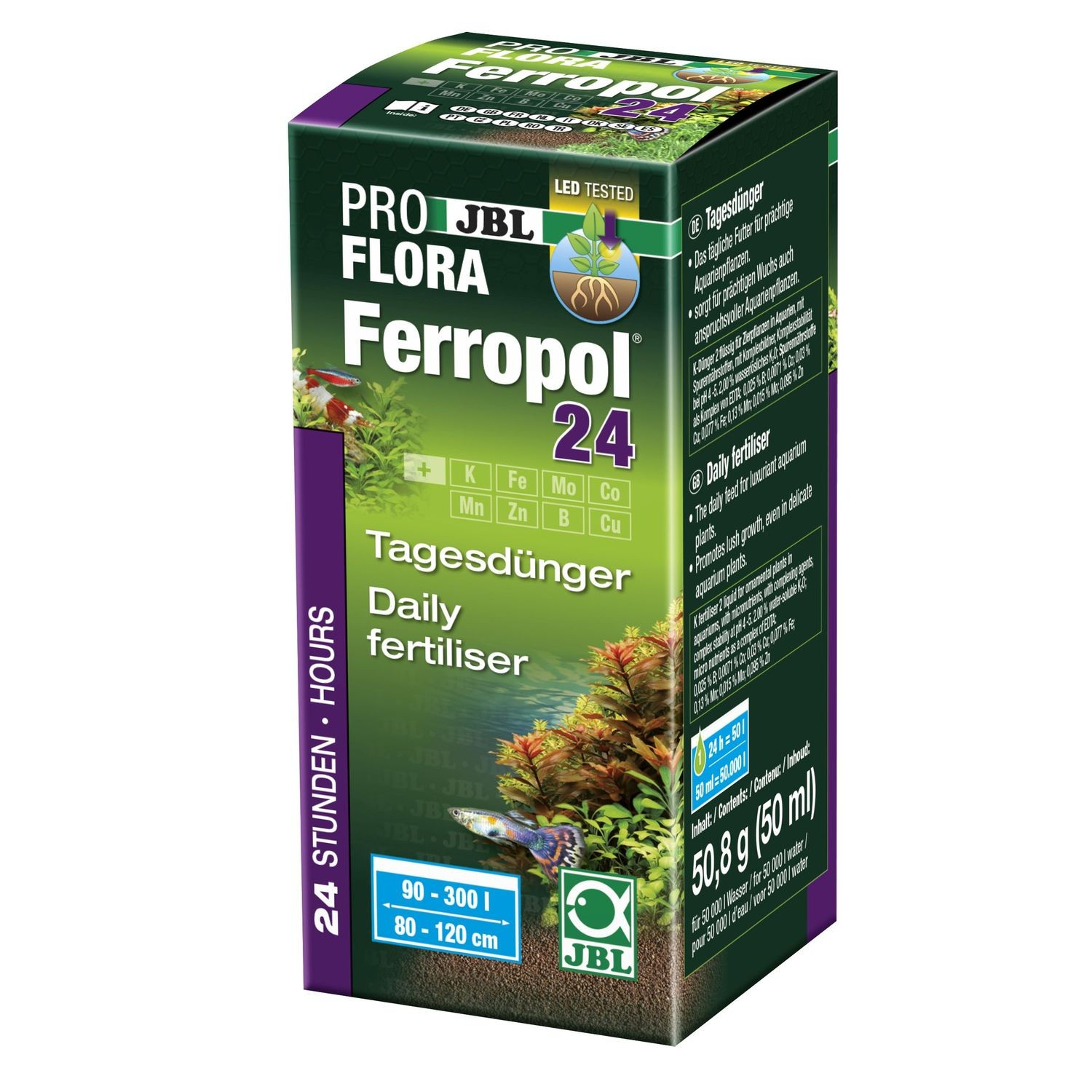 JBL Ferropol 24 Engrais journalier pour plantes d'aquarium