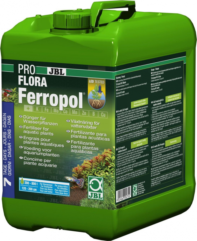 JBL Ferropol Engrais liquide pour plantes d'aquarium avec oligo-éléments