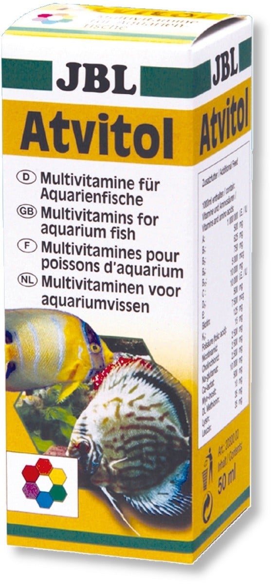 JBL Atvitol Multivitamines en gouttes pour poissons d’aquarium