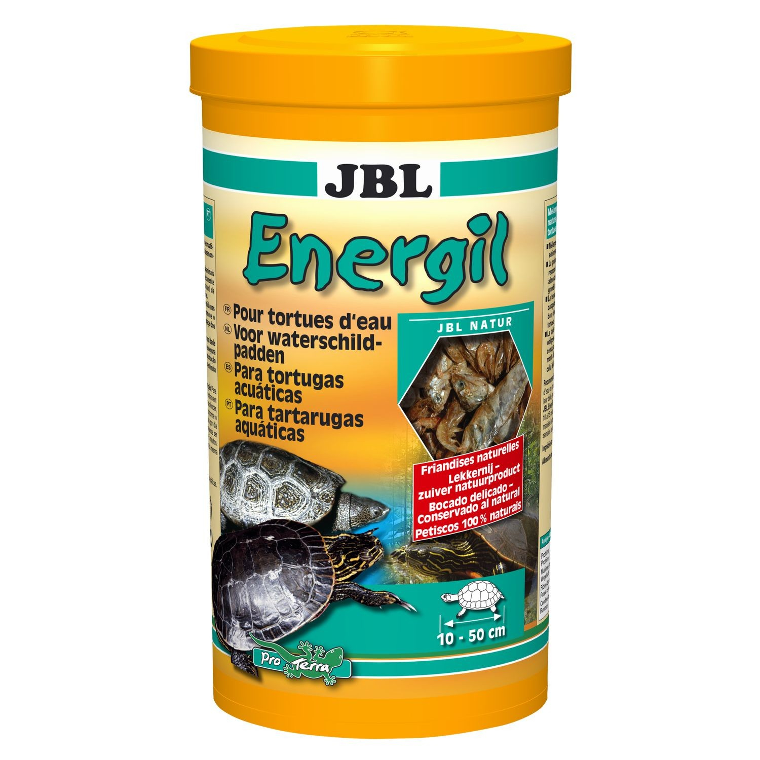 JBL Energil comida a base de peixe e marisco para tartarugas aquáticas