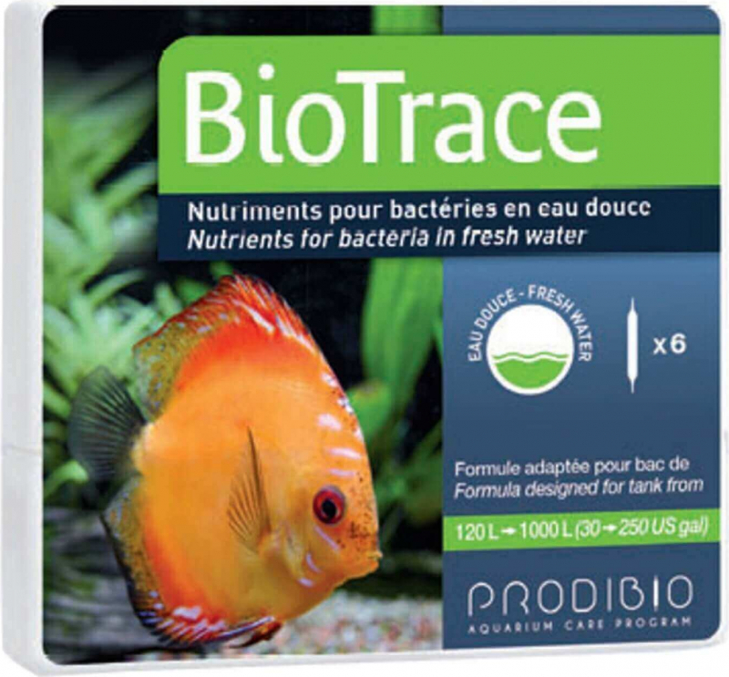 Prodibio BioTrace complément bactérien pour eau douce en ampoules