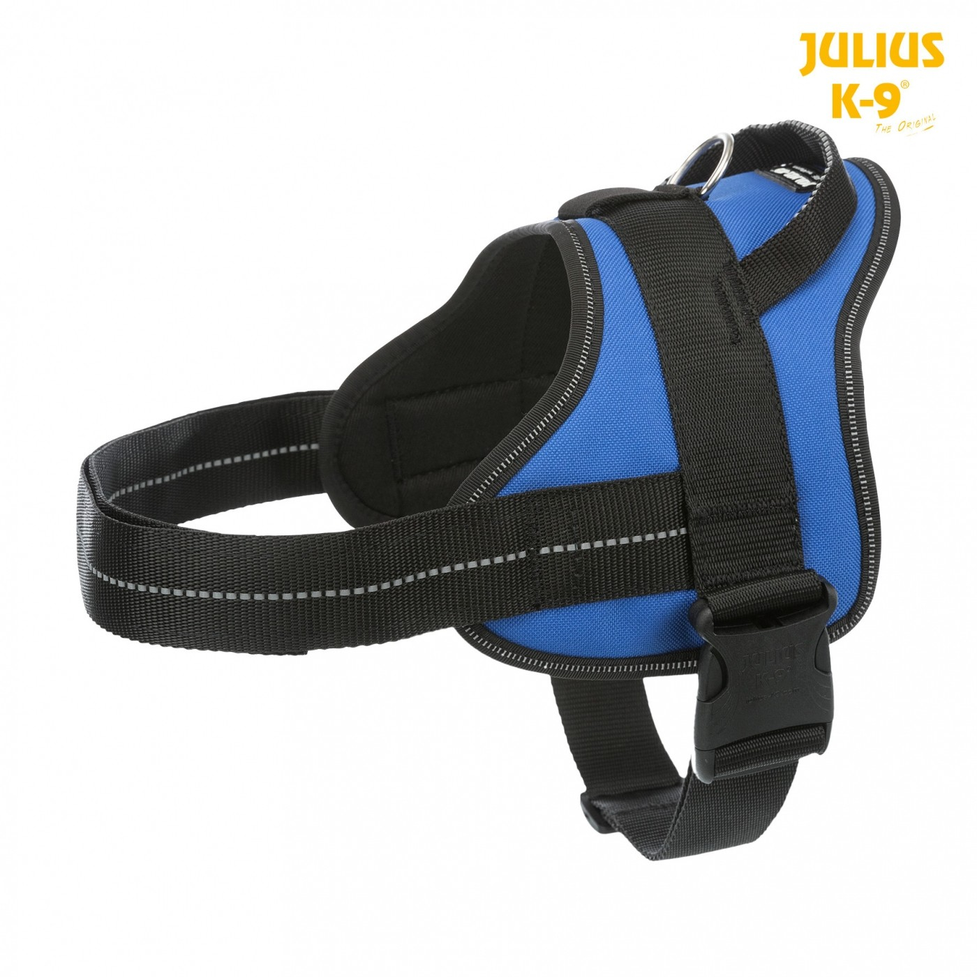 Harnais Pure Julius-K9® bleu pour chien