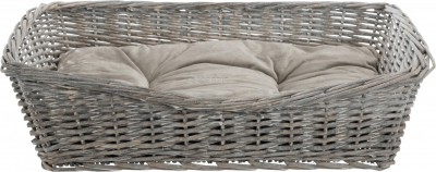 Corbeille en osier avec coussin Trixie BE NORDIC 