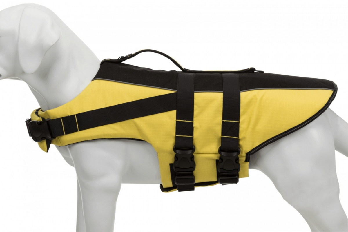 Gilet de sauvetage pour chiens - Taille de XS à XL - Bleu et jaune - Gilets  (10810718)