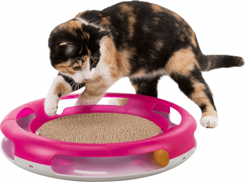 Garten & Heimwerken Tierbedarf Katzenzubehör Katzenspielzeuge Trixie weicher Schaumstoff Gummi Ball 4.3 