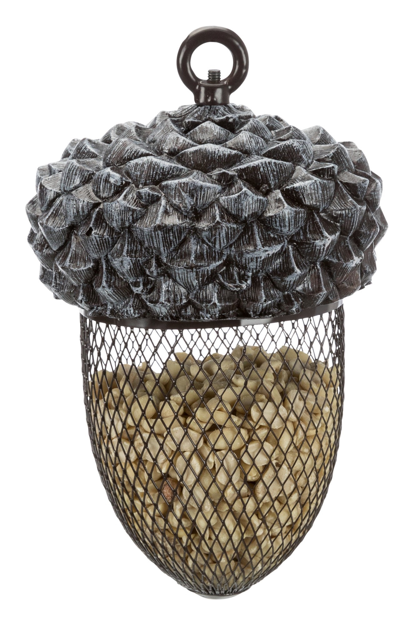 Trixie Mangiatoia da esterno Ghianda per uccelli selvatici - 700 ml / 14 × 22 cm
