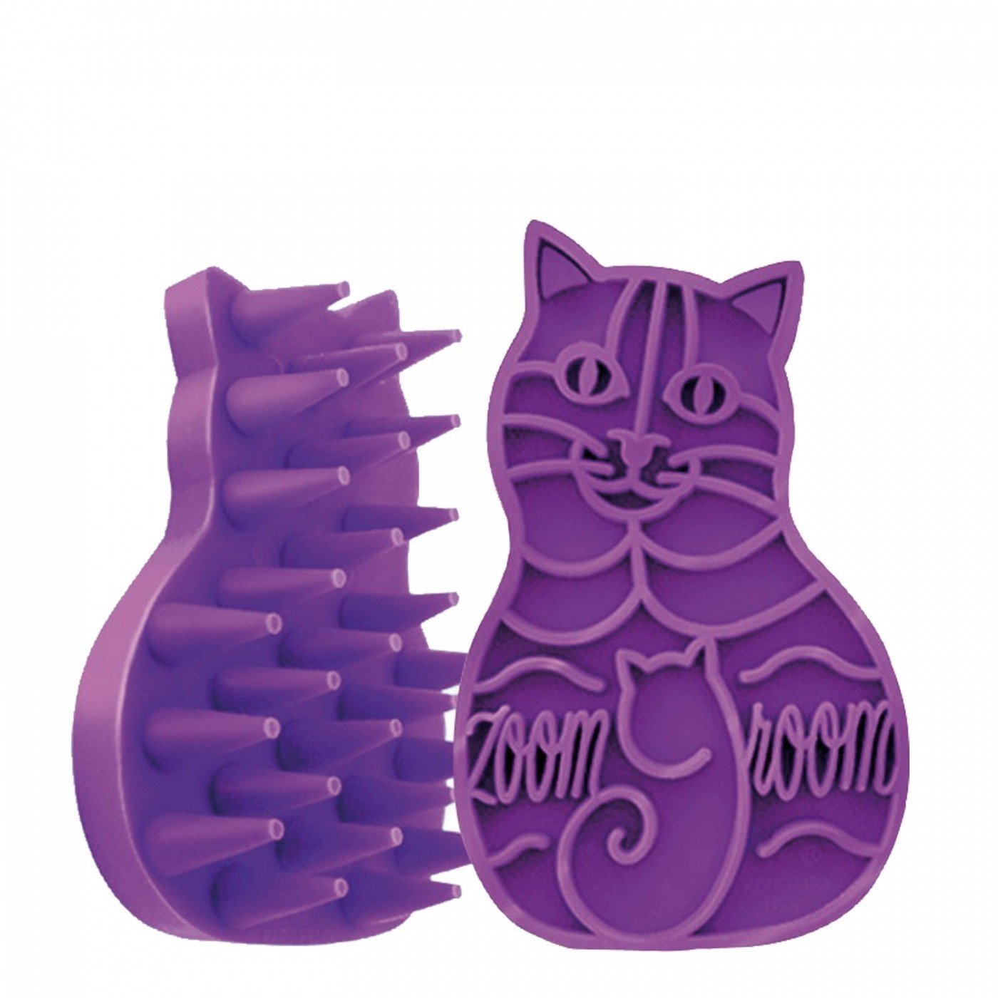 KONG Cat ZoomGroom Cepillo de goma para gatos
