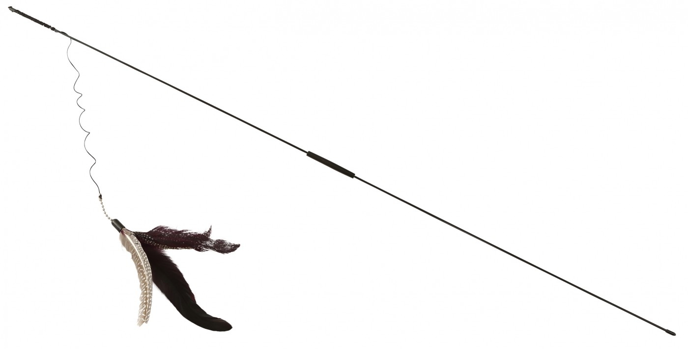 Kerbl Cana de pesca para gatos + 3 iscas