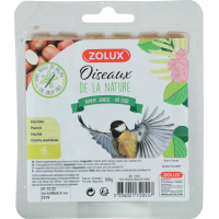 Zolux Bloc de graisse pour oiseaux de la nature 300g - 5 saveurs