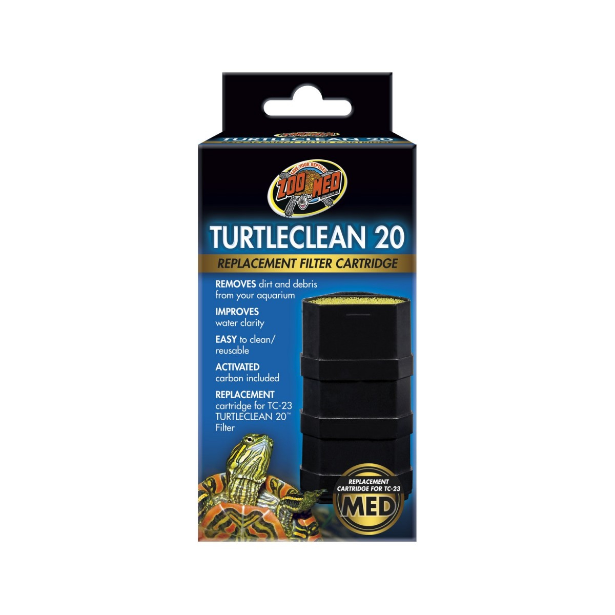 Zolux Filtro para terrário aquático, tartarugas aquáticas - Até 75L