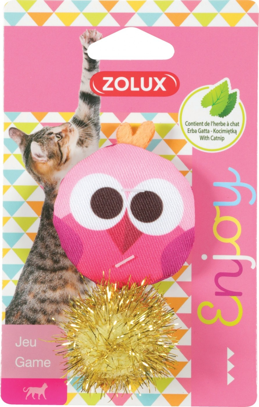 Zolux Brinquedo Adorável de Gato com Catnip - Pássaro