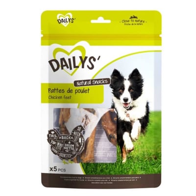 Dailys Pattes de Poulet pour chien - lot de 5