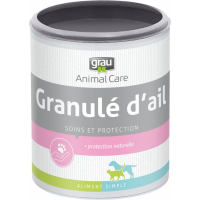 GRAU Nahrungsergäunzungsmittel für Katze und Hunde Knoblauch-Granulat