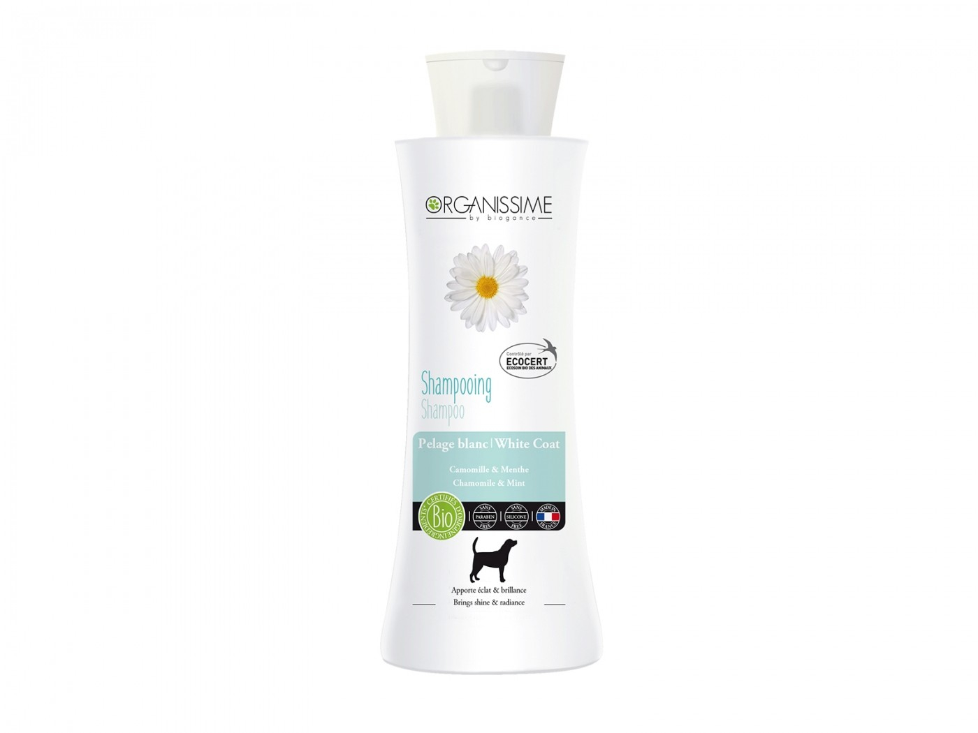 Shampoo BIO voor honden met witte vacht