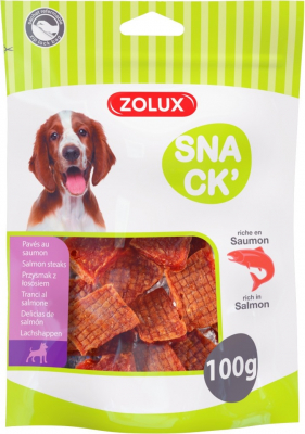 Zolux Friandises pour chiens pavés au saumon - 100g