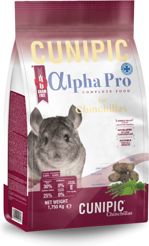 Cunipic Alpha Pro Complete Food chinchila