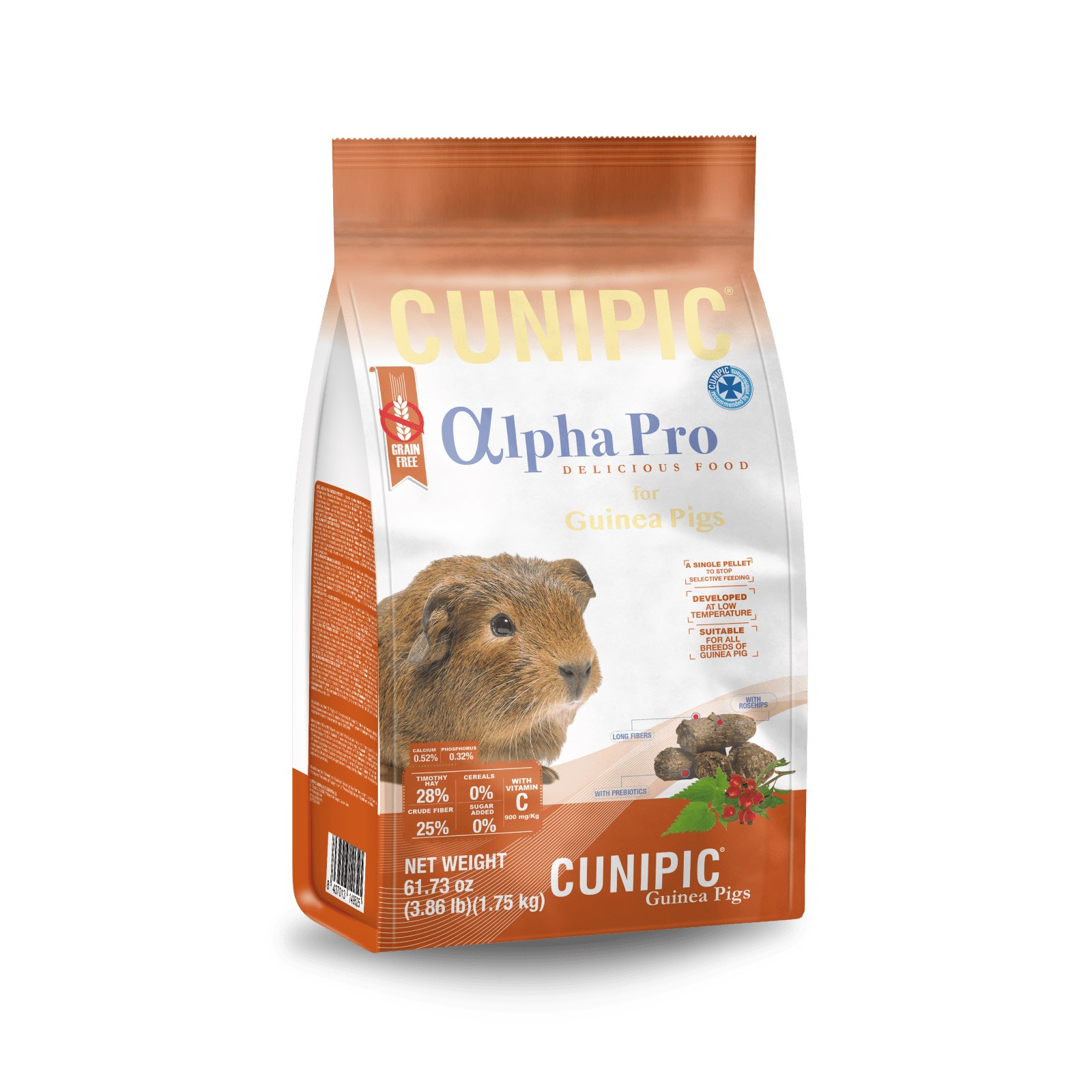 Cunipic Alpha Pro porcellino d'India Alimento completo per porcellino d'India