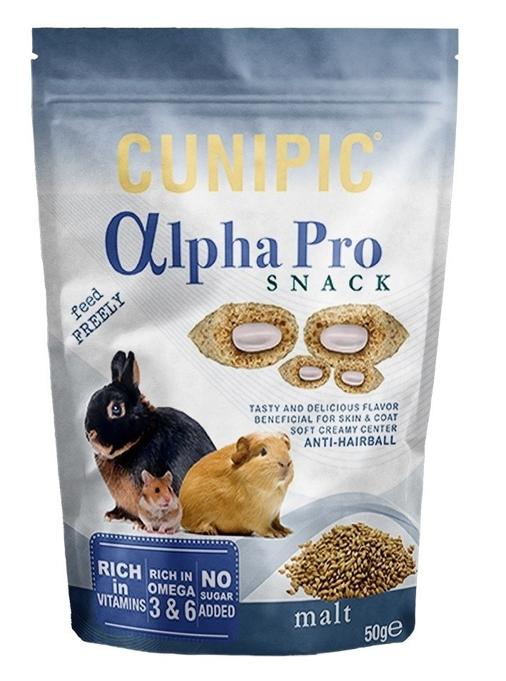 Cunipic Alpha Pro Snack premi per conigli e roditori