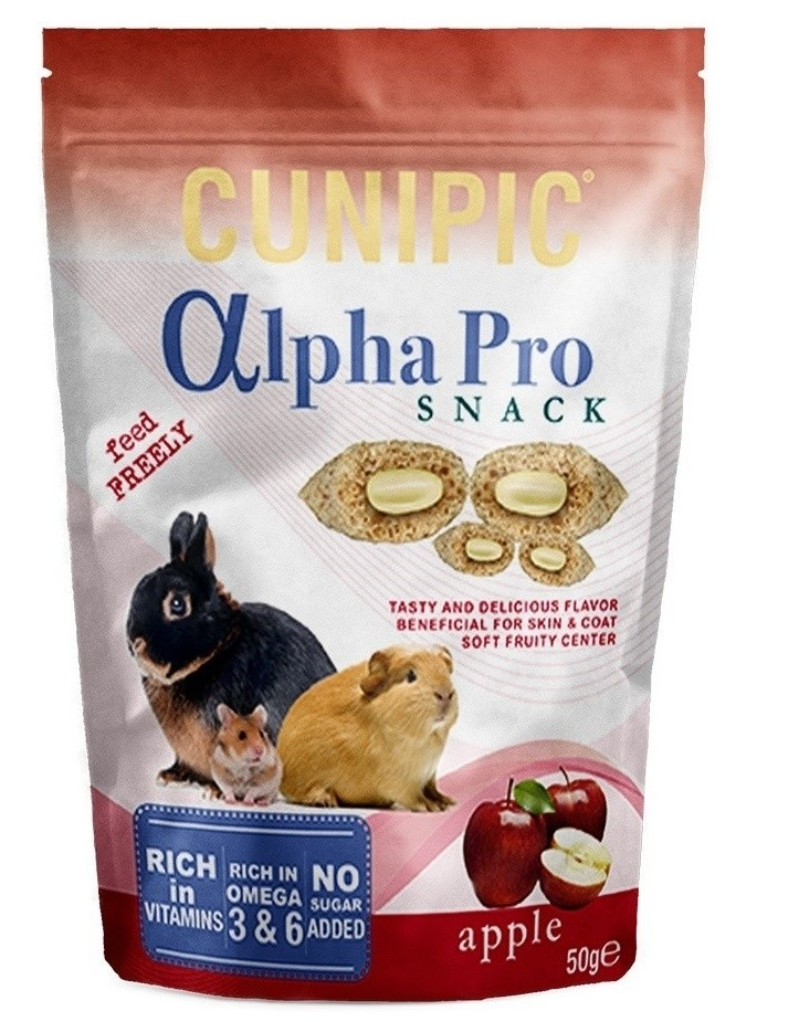 Cunipic Alpha Pro Snack golosinas para conejos y roedores