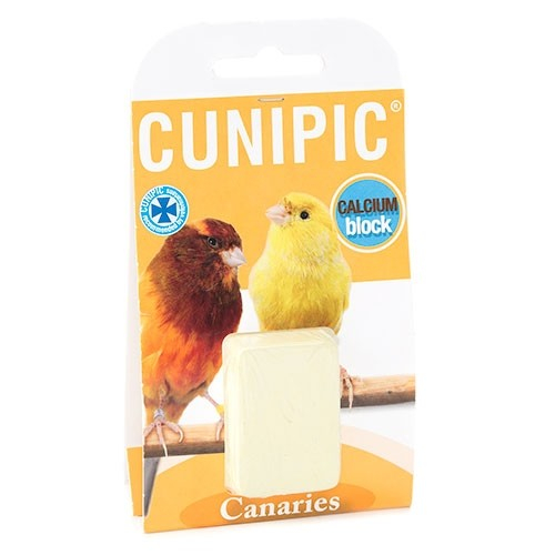 Cunipic Bloque de calcio para canarios