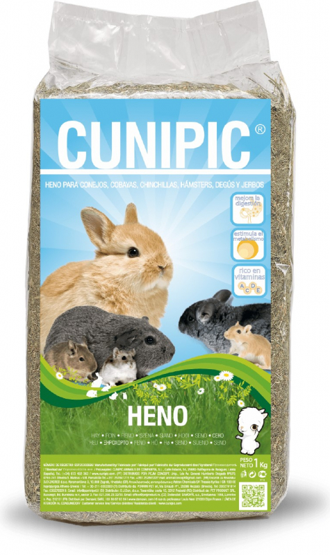 Cunipic Hay Heno Prensado para roedores y conejos