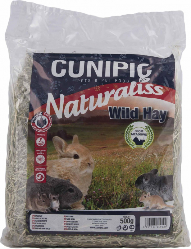Cunipic Naturaliss Wild Hay Foin sauvage pour rongeurs et lapins
