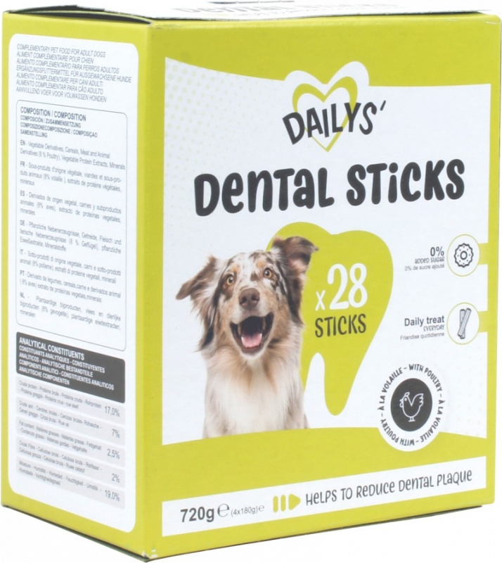 Stick dentaire à mâcher pour chien DAILYS