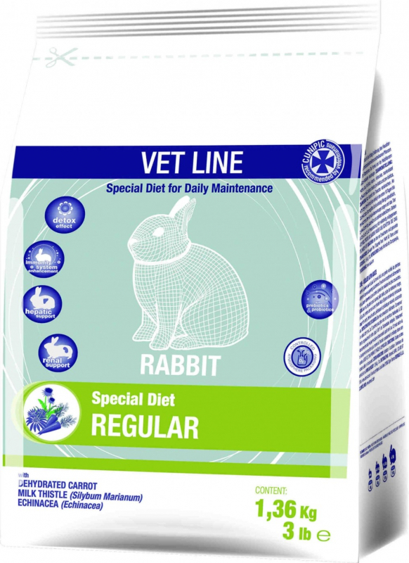 Cunipic Vetline Rabbit Regular Formule pour la bonne santé du lapin