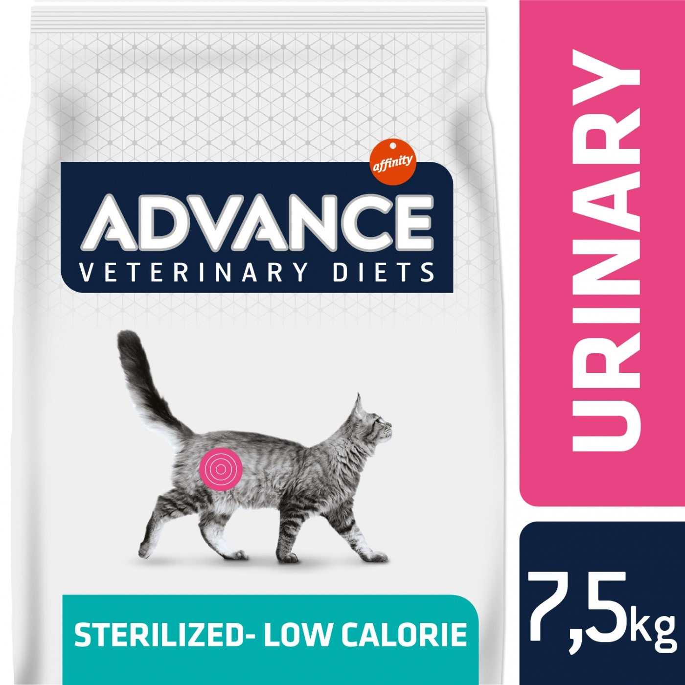 ADVANCE VETERINARY DIETS Urinary Low Calorie pour chat stérilisé