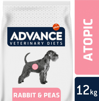 Advance Veterinary Diet Atopic lapin et petits pois pour chien